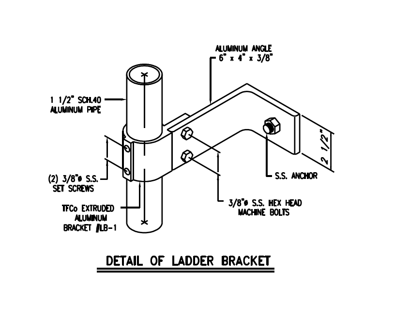 Ladder Wall Bracket Assembly – Thompson Fabricating LLC