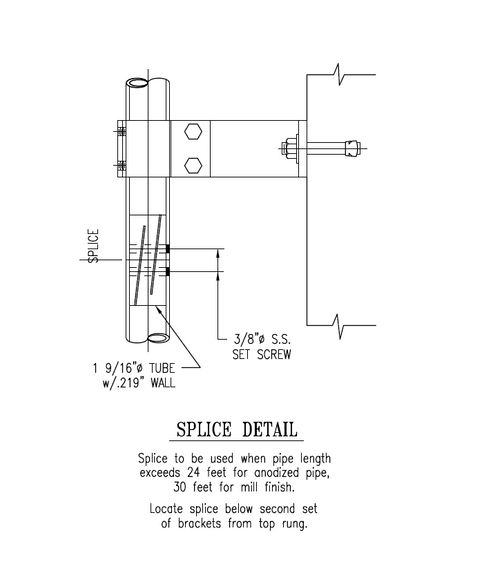 Ladder Splice (Pair) – Thompson Fabricating LLC