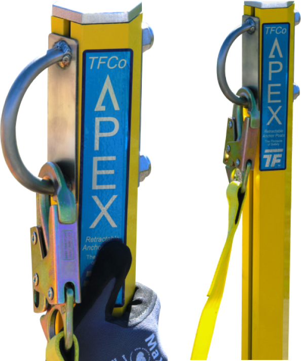 Retractable Path Post APEX Retractable Anchor Posts – Thompson Fabricating LLC
