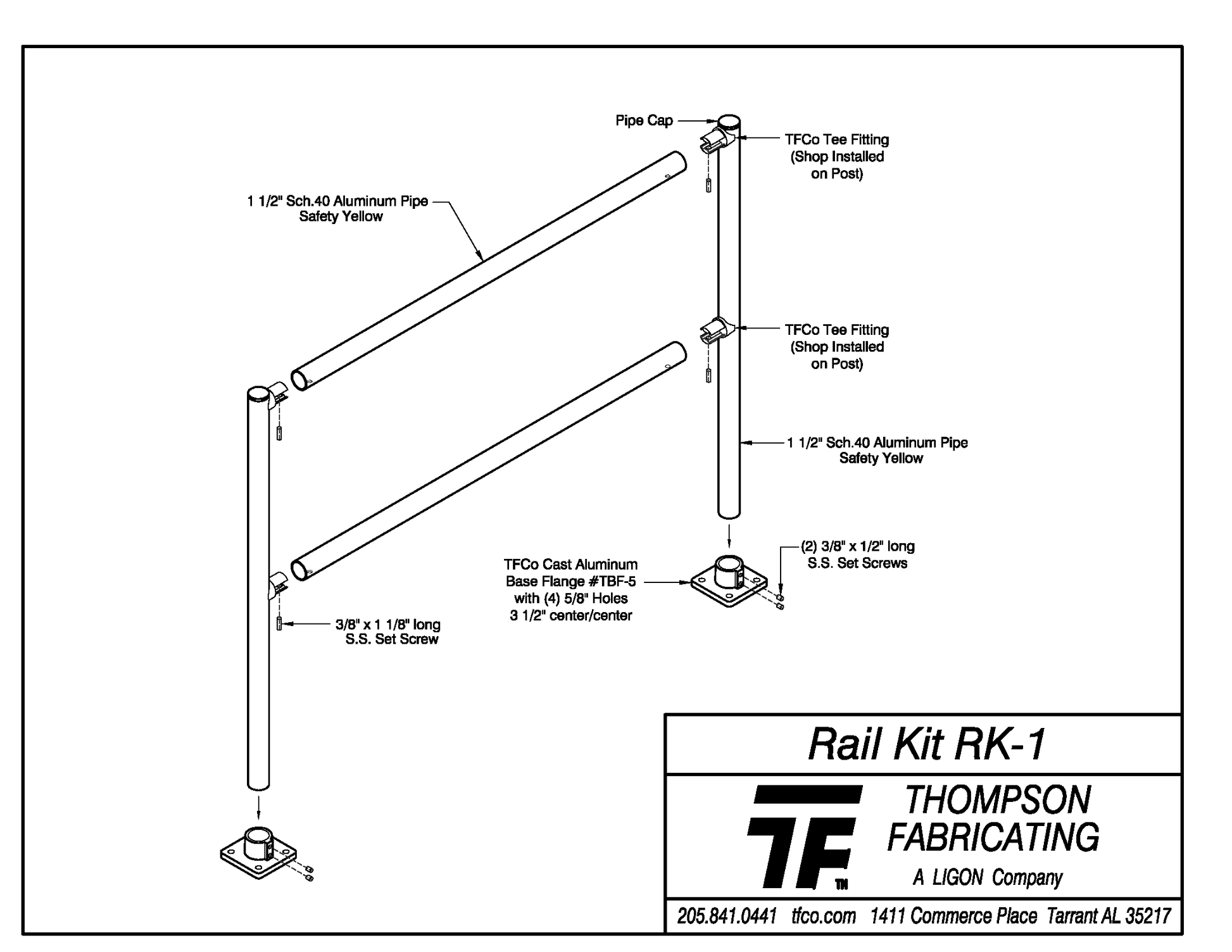 Rail Kit RK-1 – Thompson Fabricating LLC