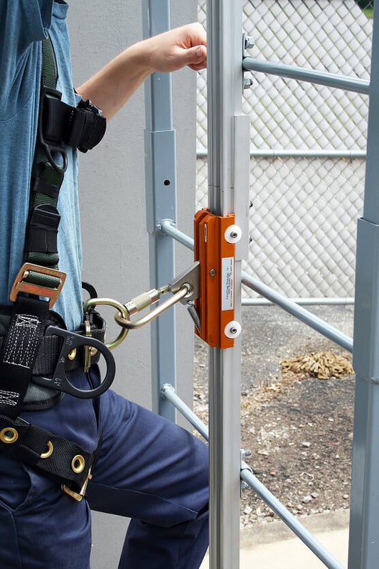 Ladder Fall Protection Device French Creek Ladder Fall Arrest Systems – Thompson Fabricating LLC