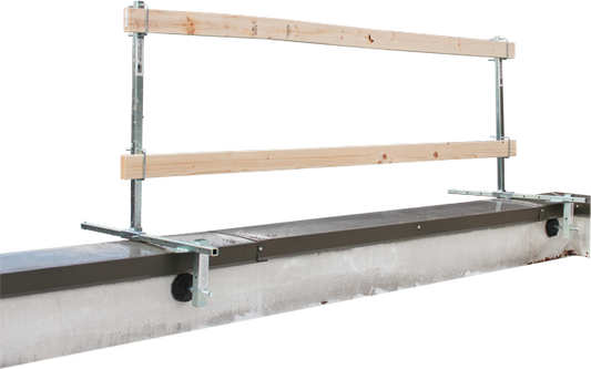 Movable Gaurd Rails Portable Guardrail System – Thompson Fabricating LLC
