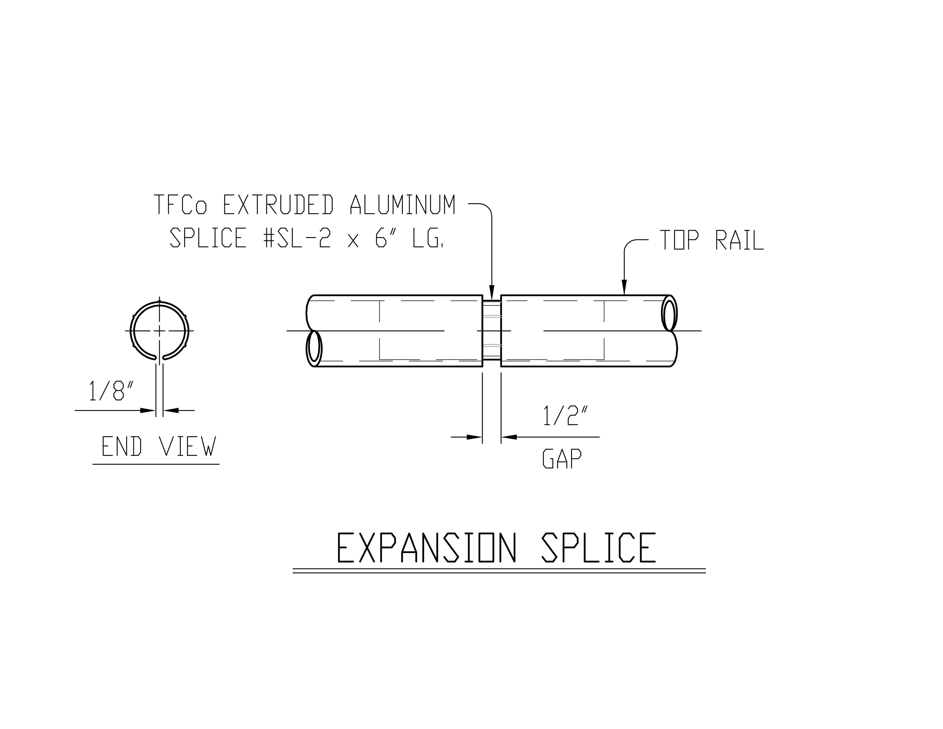 Splice In Pipe SL-3, SPLICE LOCK (to join handrail pipe segments) *Includes Set Screw ...